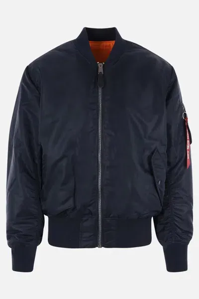 Alpha Industries Coats In Blue