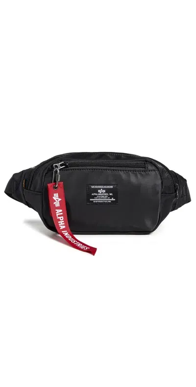 Alpha Industries Crew Waist Bag Black