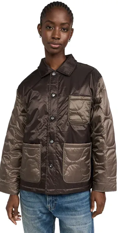 Alpha Industries Insulated Chore Coat Chocolate