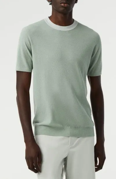 Alphatauri Fecas V2.y8.01 Cashmere Blend T-shirt In Dusty Mint