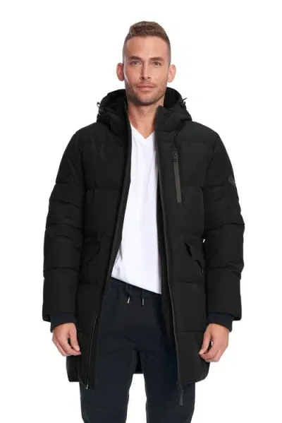 Alpine North Jasper Men's Vegan Down (recycled) Puffer Coat In Black