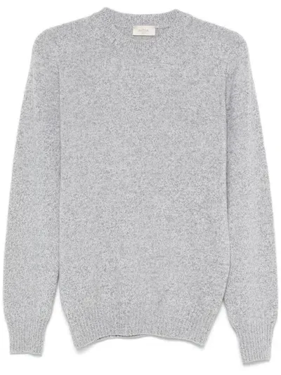 Altea Mélange-effect Sweater In Grey