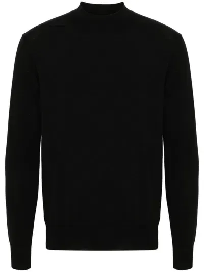 Altea Mock-neck Sweater In Black