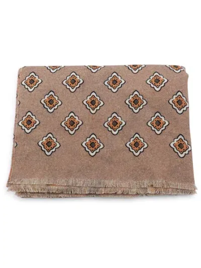 Altea Virgin Wool Scarf In Brown