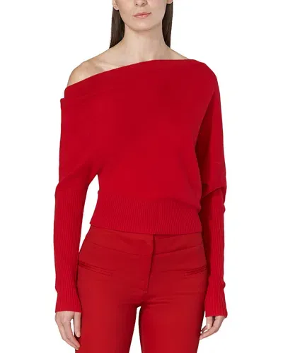 Altuzarra Cashmere Off-the-shoulder Sweater In Grenadine