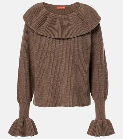 Altuzarra Ella Wool Sweater In Brown