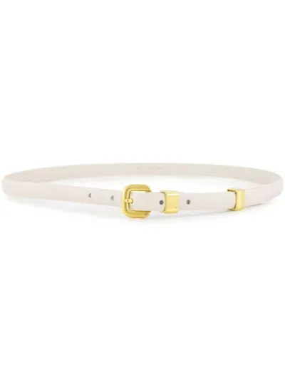 Altuzarra Gold-tone Buckle Belt In White