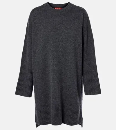 Altuzarra Lamarre Wool And Cashmere Sweater Dress In Grey