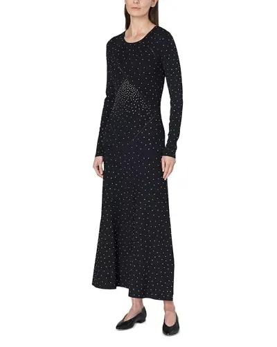 Altuzarra Wenny Studded Maxi Dress In Black