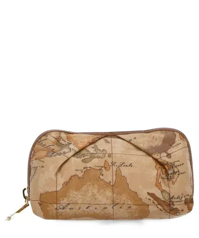 Alviero Martini 1a Classe Geo Pouch In Beige