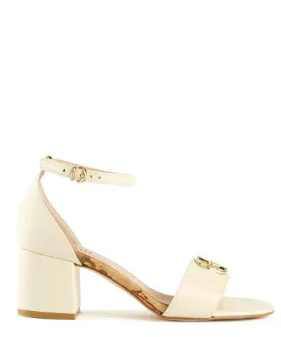 Alviero Martini 1a Classe Heeled Sandals In Beige