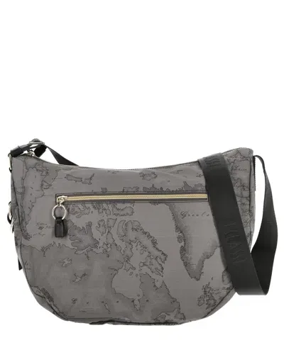 Alviero Martini 1a Classe Social Soft Shoulder Bag In Grey