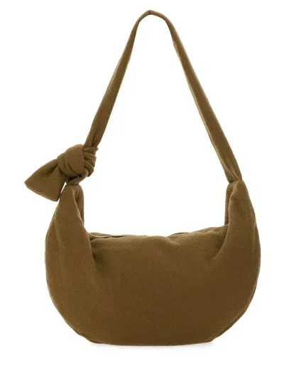 Alysi Bag With Knot In Military Green