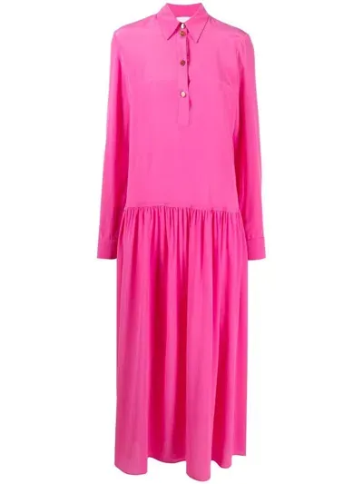 Alysi Kleid Mit Tiefer Taille In Pink