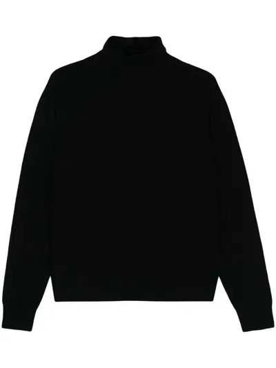 Alysi High-neck Sweater In Black