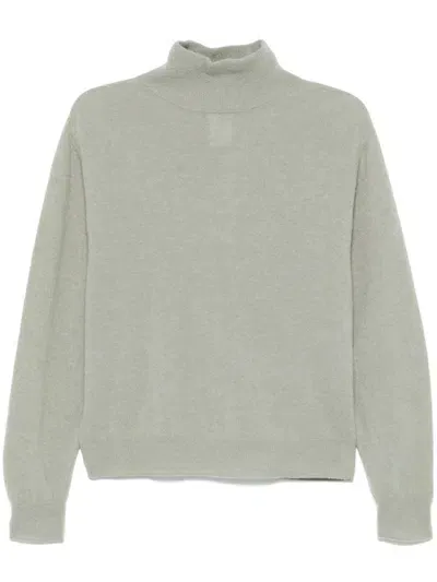 Alysi High-neck Sweater In Green