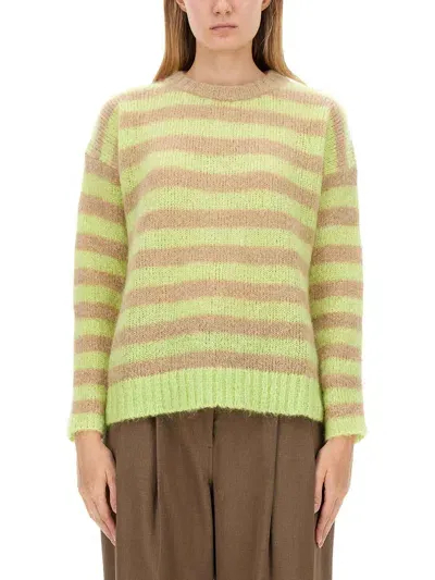 Alysi Jersey With Stripe Pattern In Multicolour