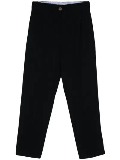 Alysi Virgin-wool Trousers In Blue