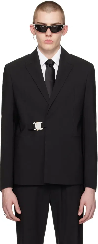 Alyx Black Buckle Blazer In Blk0001 Black