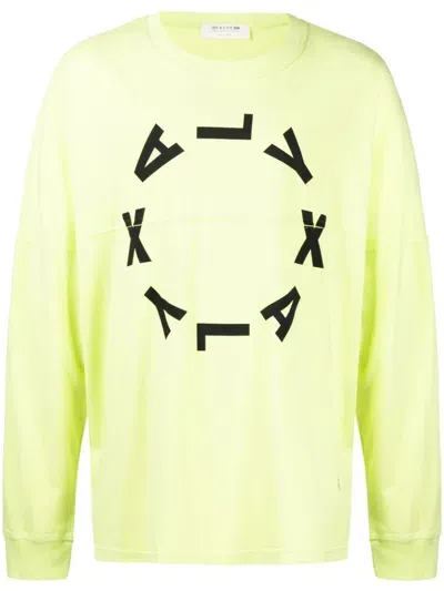 Alyx Langarmshirt Mit Logo-print In Yellow