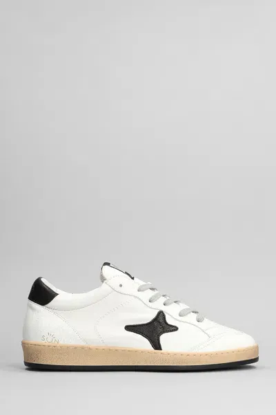 Ama Brand Sneakers In White Leather