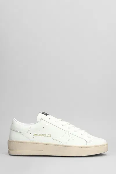 Ama Brand Sneakers In White Leather