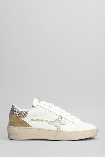 Ama Brand Sneakers In White Leather