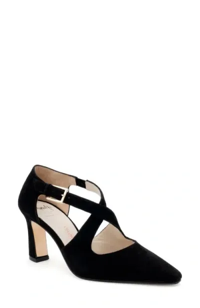 Amalfi By Rangoni Ippolito Pointed Toe Pump In Black Cashmere