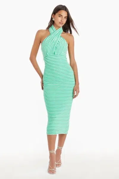 Amanda Uprichard Conchita Dress In Green,white