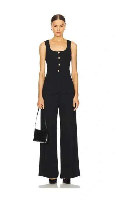 Amanda Uprichard Kya Jumpsuit In Black