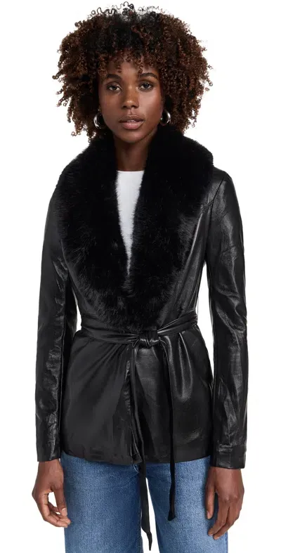 Amanda Uprichard Lancetti Jacket Black