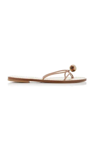 Amanu The Malawi Leather Sandals In Tan