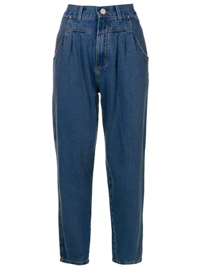 Amapô High-rise Slim-fit Jeans In Blue