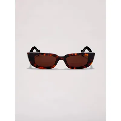 Ambush Nova Rectangle-frame Sunglasses In Crl