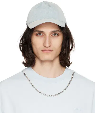 Ambush Blue Denim Baseball Cap In Light Blue