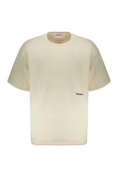 Ambush Cotton Maxi T-shirt In Ecru