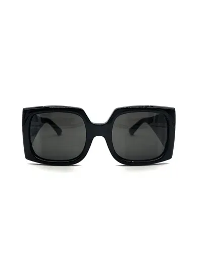 Ambush Fhonix Beri008 Sunglasses In Black Dark Grey