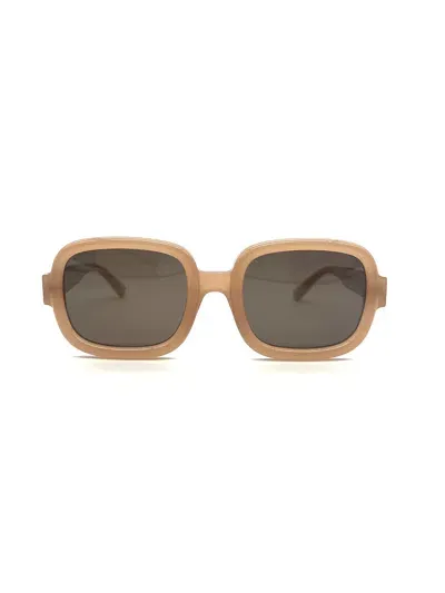 Ambush Mylz Beri005 Sunglasses In Peach Burgundy