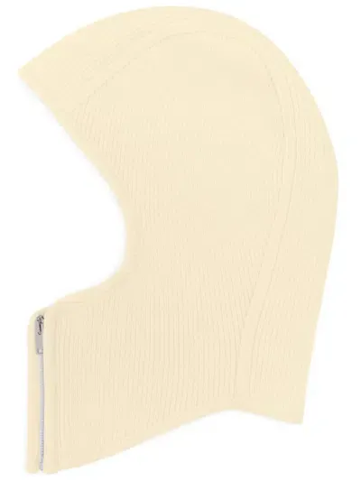 Ambush Ribbed-knit Balaclava In Nude