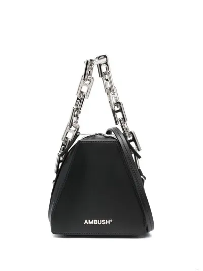 Ambush Small Tri Crossbody Bag In Black