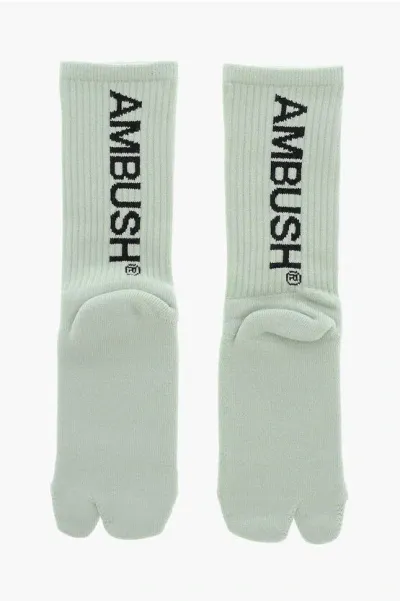 Ambush Tabi Socks Mint No Color In Green