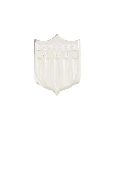 Ambush Varsity Shield Ring In Silver