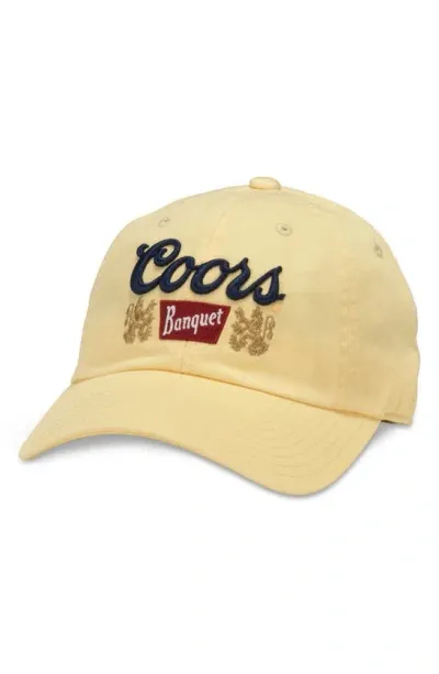 American Needle Coors Ballpark Baseball Cap In Bleached Sun