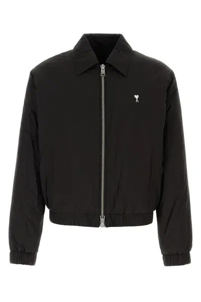 Ami Alexandre Mattiussi Adc Zipped Jacket-l Nd Ami Male In Black