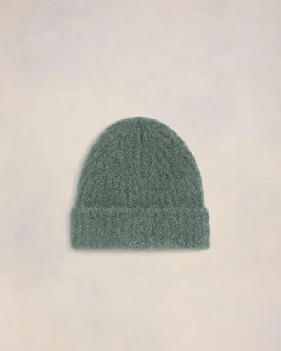 Ami Alexandre Mattiussi Ribbed-knit Beanie In Antique Clay