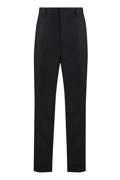 Ami Alexandre Mattiussi Ami Cigarette Trousers In Black