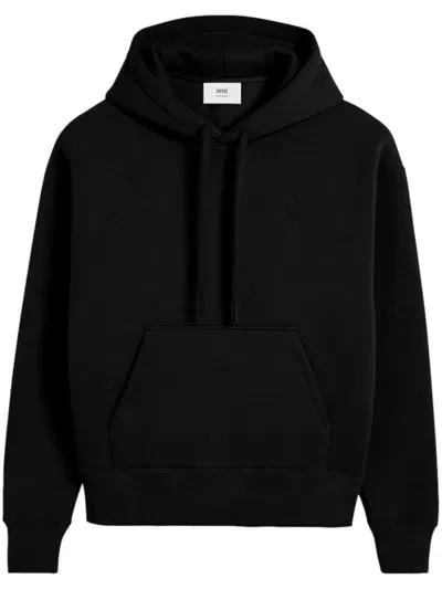 Ami Alexandre Mattiussi Ami De Coeur Hoddie In Black