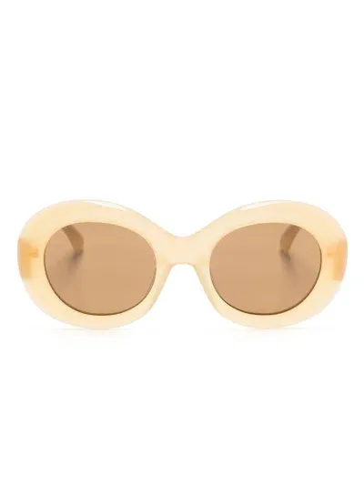 Ami Alexandre Mattiussi Ami De Coeur Sunglasses In 中性色