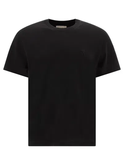 Ami Alexandre Mattiussi Ami De Coeur T-shirts In Black