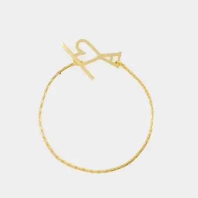 Ami Alexandre Mattiussi Ami Paris Adc Bracelet In Gold